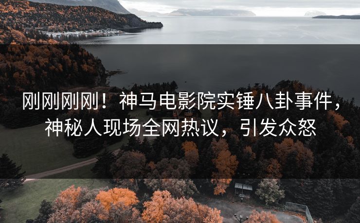 刚刚刚刚！神马电影院实锤八卦事件，神秘人现场全网热议，引发众怒
